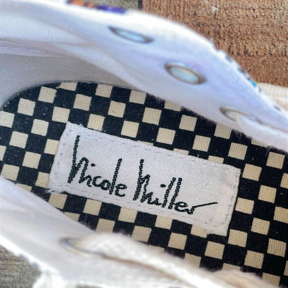 Nicole Miller | Shoes | Vintage Nicole Miller Pop Art Retro Lace Up